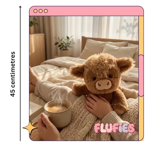 Image of Flufies Plush Soft Toys for New Born Baby and Baby Boy - Soft and Easy Wash Plush - Huggable Plush Toys for Girls and Boys - Soft Toy for Home Decor (Running Plushie - Dark Brown)