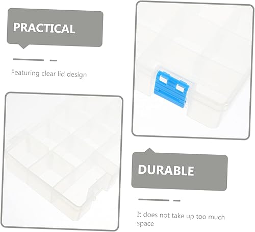 Miniatura 6 de DOITOOL Caja de almacenamiento de piezas electrónicas Caja organizadora de herramientas multiusos para escritorio