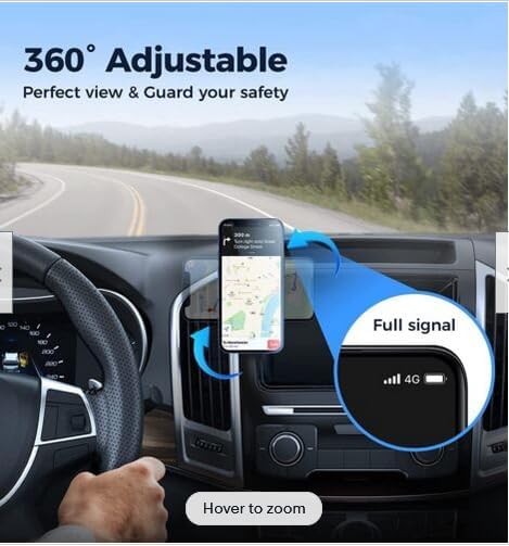 Miniatura 5 de Soporte magnético para teléfono de coche, 2 unidades, rotación de 360, apto para teléfonos inteligentes generales