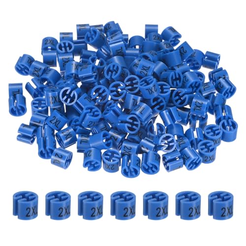 Clips de taille pour vêtements et cintres métalliques taille 2XL marqueurs plastique lot 300