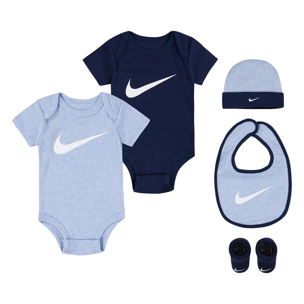 Nike 5-Piece Set (2 bodysuit, Booties, Hat, Bib)