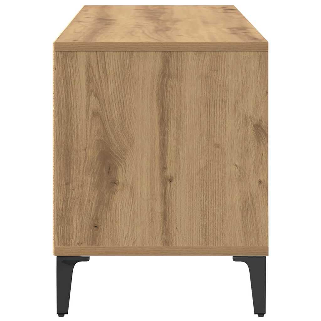 Générique Szafka pod telewizor 100 x 34,5 x 44,5 cm Chene Craft | Drewno konstrukcyjne, żelazne nogi, wbudowane kroki, szuflady na ślizgacze kulkowe, łatwe do czyszczenia