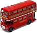 London Double Decker Bus , Red - Motormax 76002 - 4.75" Diecast Model Toy Car
