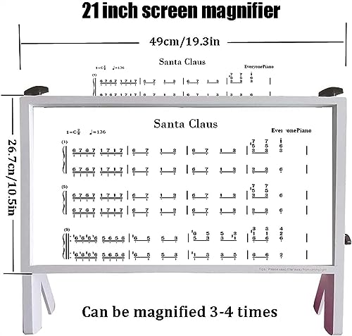 Loupe d'écran de 21 pouces pliable pour lire sans fatigue sur ordinateur - 8