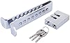 3DBUYER Car Pedal Locks 8 Holes Clutch Anti Theft Van Key Locks Car Stainless Steel Strong Security Lock Tool Vehicle Brake Lock Brake Clutch Pedal Lock Adjustable Brake Car Lock Security Accessories #3