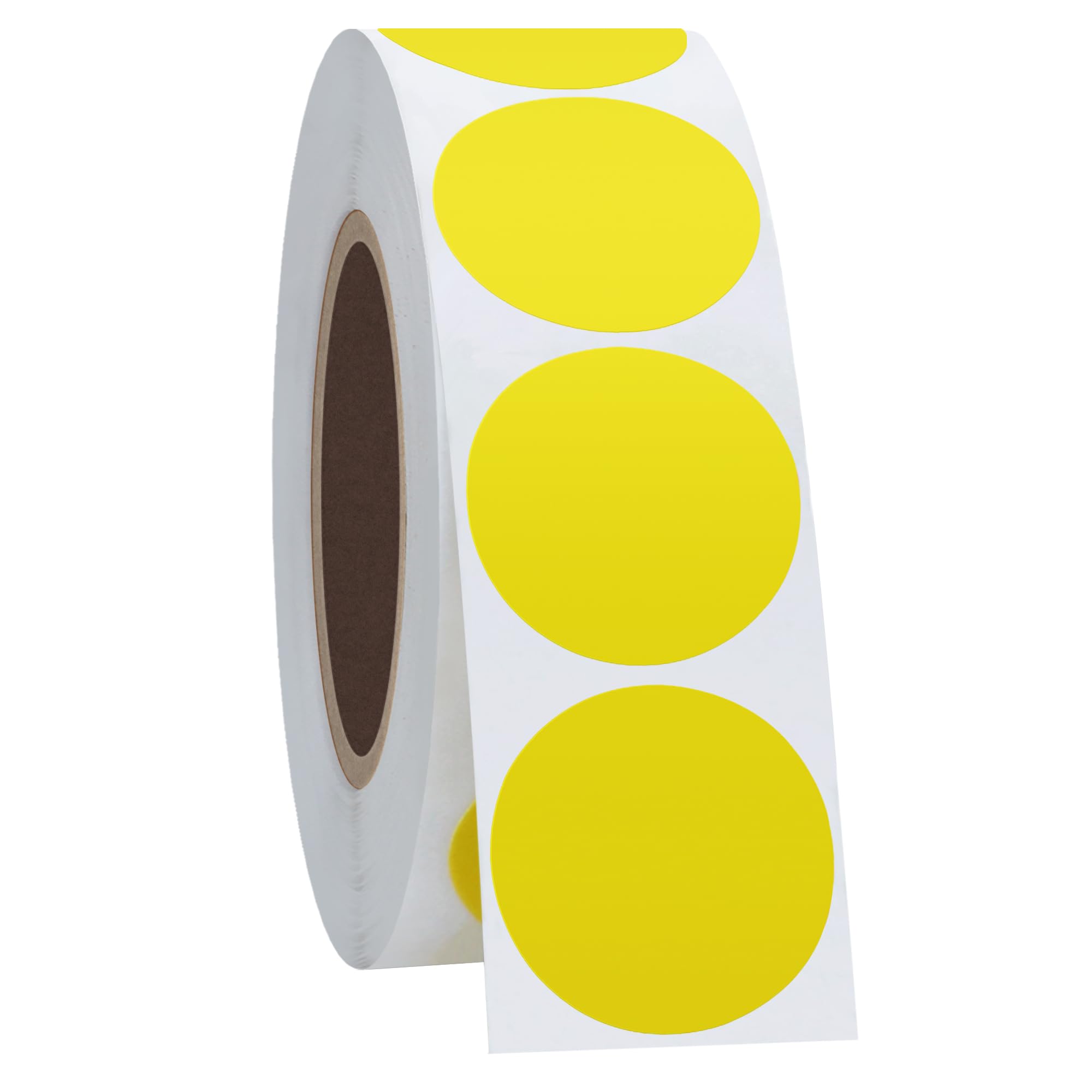 1 inch Circle Stickers Dot Label Color Coding Labels 1000 Stickers (Yellow) โ image 1