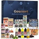 Gepp's Premium Adventskalender für Feinschmecker I 24 ausgefallene Gewürze, Dips & französische Konfitüren sowie Öl & Essig Spezialitäten I Kulinarischer Weihnachtskalender für Männer & Frauen