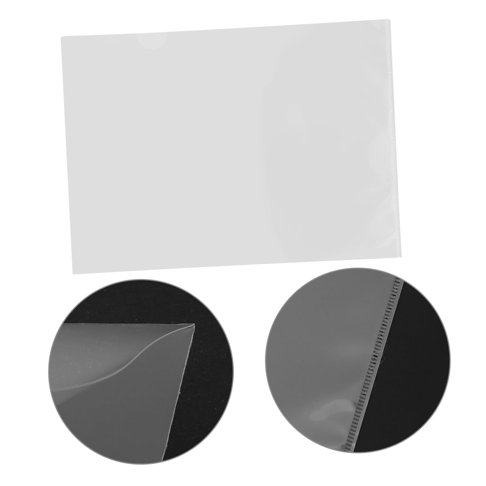 jojofuny 100stücke Klarsichthüllen Transparente Dokumentenmappen aus Kunststoff Papierhüllen Aktenschutzhüllen für Ordner Aufbewahrungslösungen für Scrapbooking-materialien