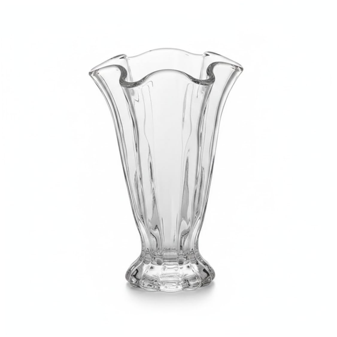 Vase à fleurs en verre pour centre de table et salon lumineux