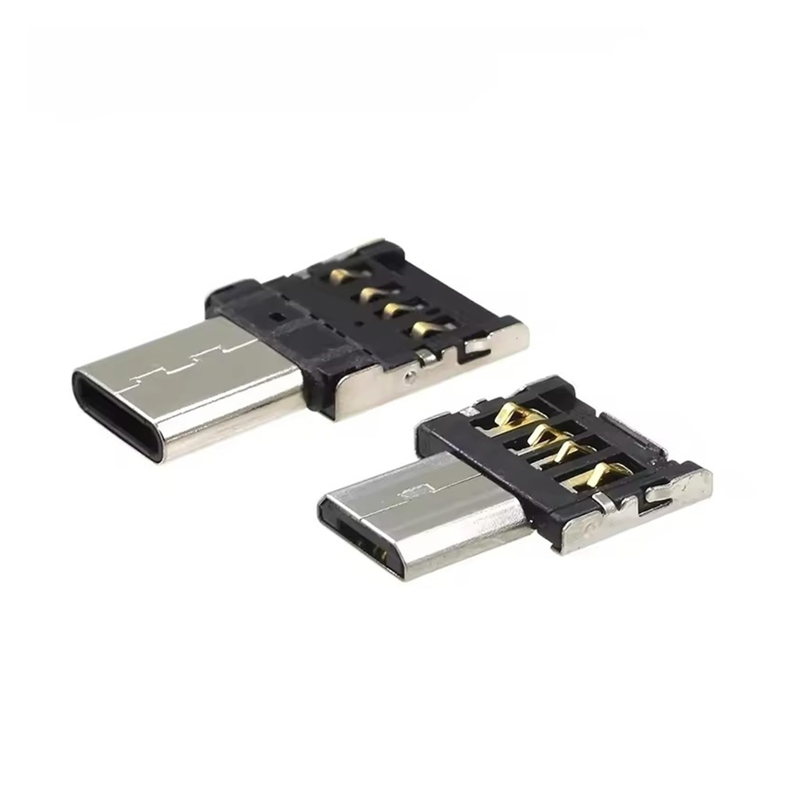 Adattatore da USB C a USB 2.0 OTG di tipo C, cavo connettore micro USB (2 micro USB)