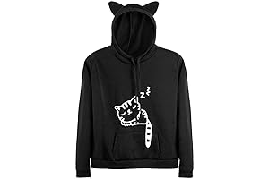 RGOSME Womens Cat Sweatshirts