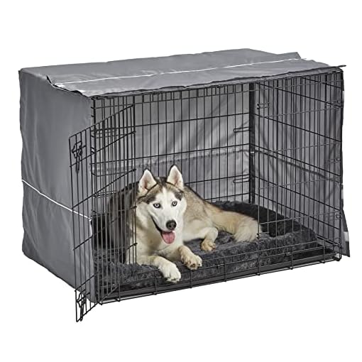New World Dog Crate Comfort Kit, Matching Dog Crate Cover & Dog Bed to