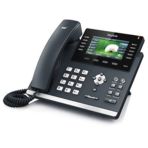 Teléfono IP Yealink SIP-T46G cableado pack 10