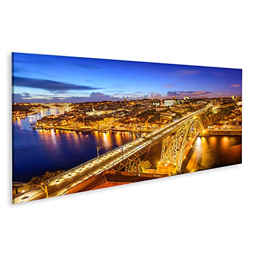 Tableau sur toile Porto Skyline Douro décoration murale salon