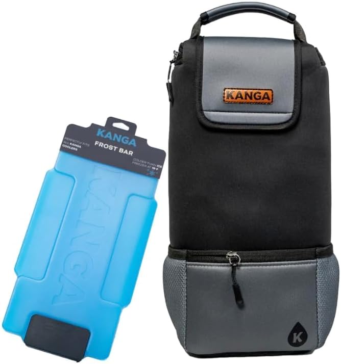 Kanga Hideaway Golf Bag Cooler with Ice Pack - Insulated Soft Sided Cooler Bag - Holds 6 Cans Cold for Hours - Fits Directly in Golf Bag