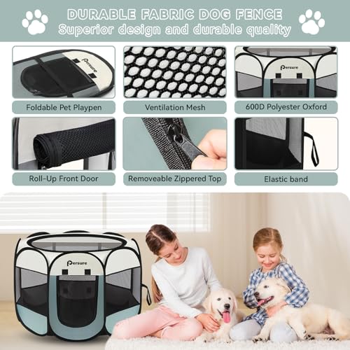 Persure Cercadinho para Cães Pequenos, Cercadinho para Gatos E Filhotes de Estimação, Cercadinho Int