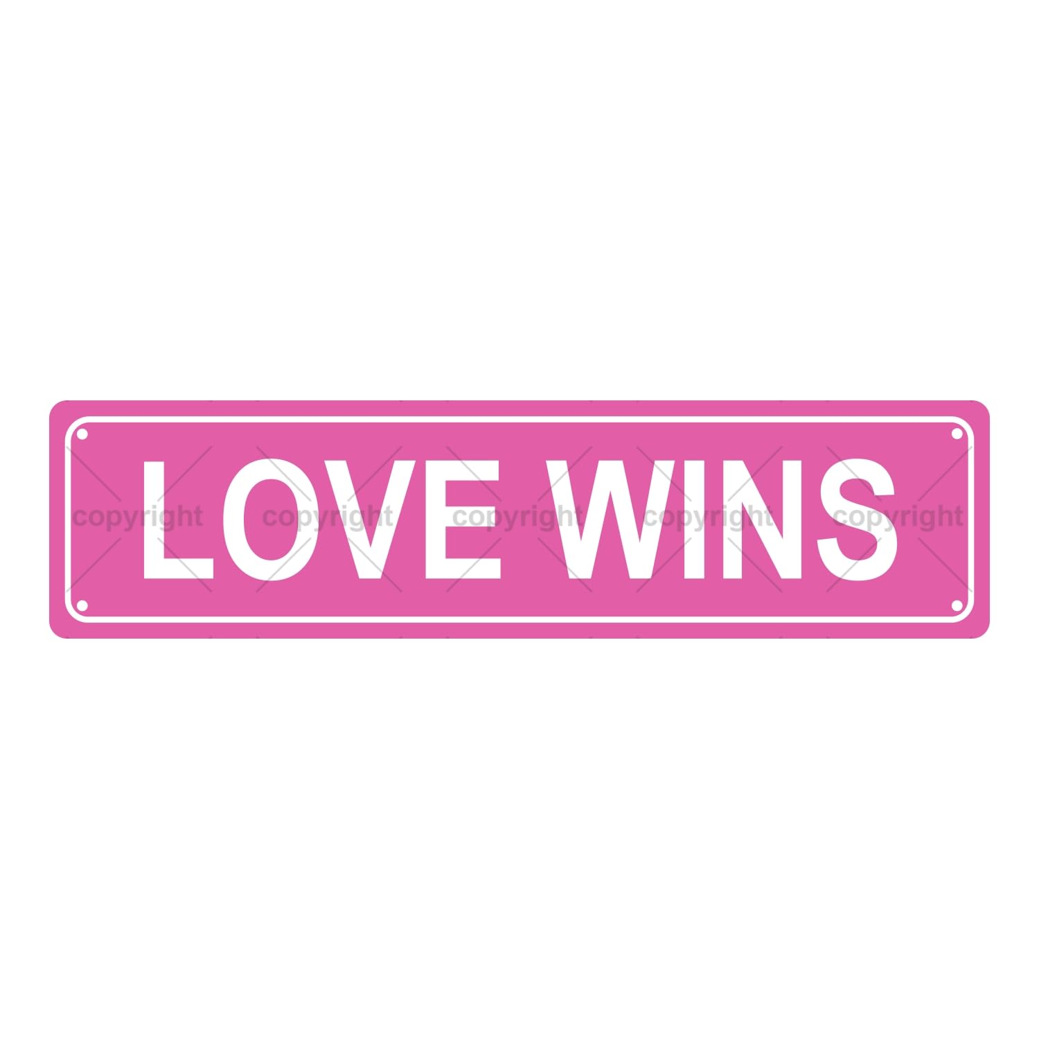 Love WINS Opinion Metal Tin Street Sign Bar Cafe Garage Cave Home Room Wall Bathroom Farmhouse Garden Porch Patio Decor,4x16 Inch