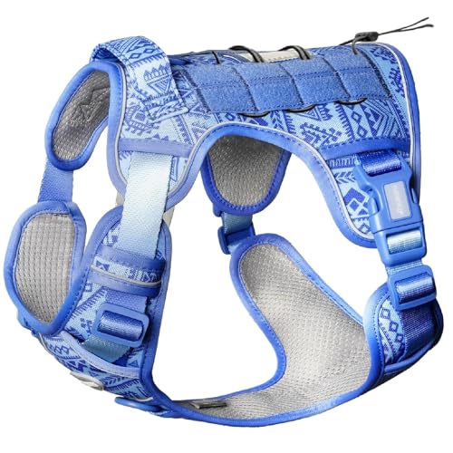 Image of AUROTH Tactical Dog Harness Medium Sized Dog No Pull Adjustable Dog Vest