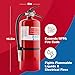First Alert PRO10 Rechargeable Commercial Fire Extinguisher, UL rated 4-A:60-B:C, Red, 1-Pack