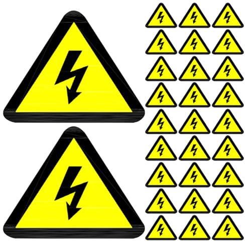 Évitez les accidents électriques : 100 autocollants de sécurité