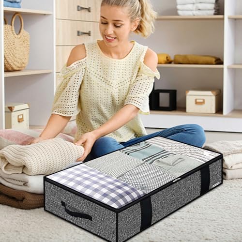 Cajas de almacenamiento para un apartamento ordenado optimizando espacio bajo la cama 4
