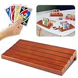 Roselee Porte-cartes pour enfants - Support de cartes à jouer - Appels libres - En bois - Pour personnes âgées