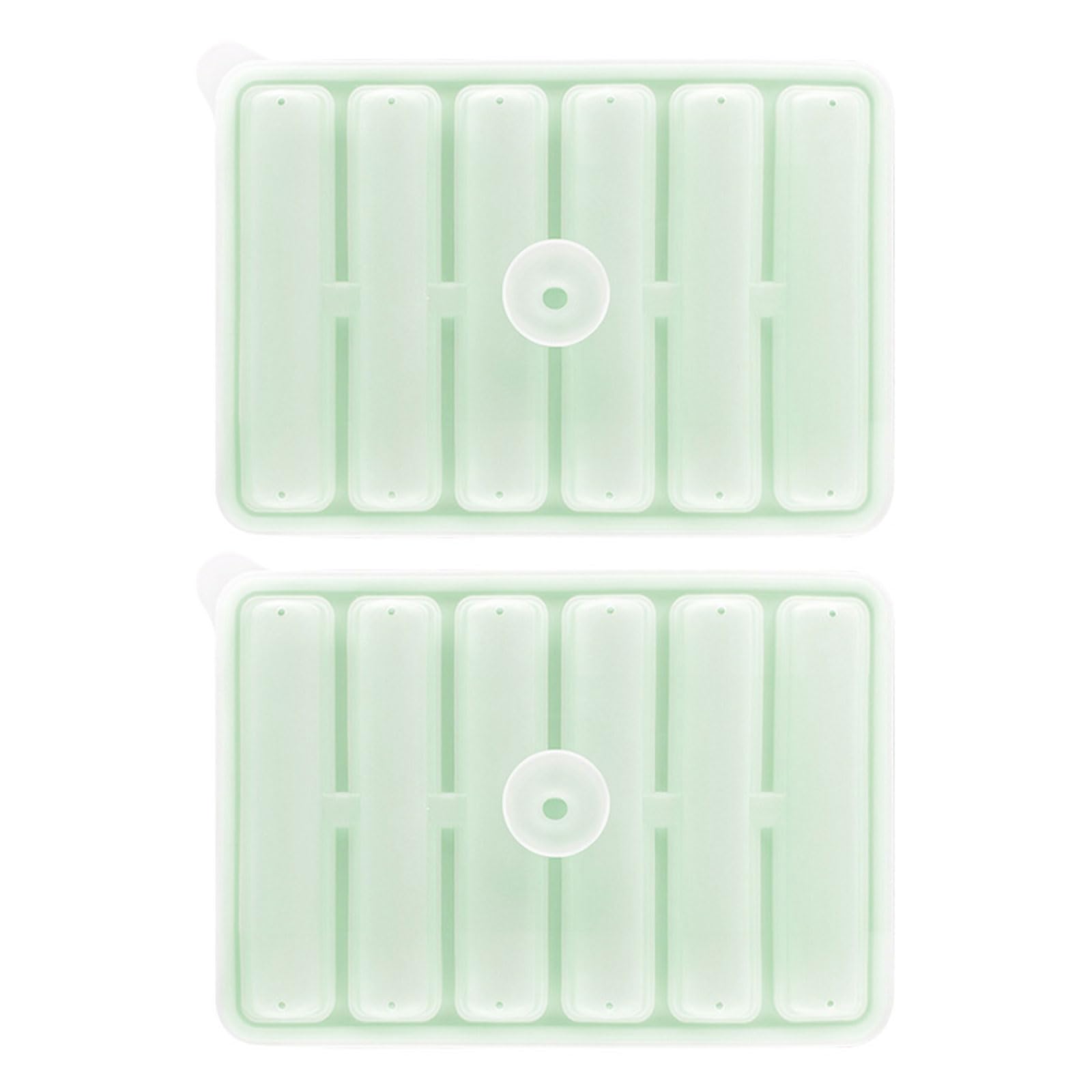 Xinsheinelry 2Pcs Easily Release Ices Cube Mold Long Cylinders Ices Cube Tray Flexible Silicone Maker for Cocktails Coffee Mold for Whiskies Cocktails Maker