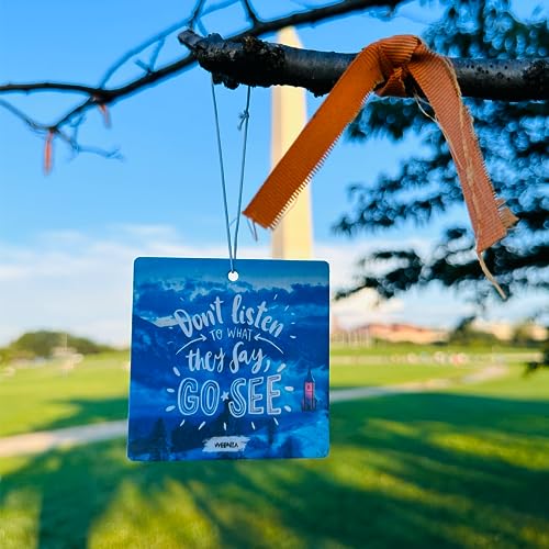 Image of Air Freshener | Long Lasting Car Mirror Hanging Air Fragrance | Motivational Quotes | Pleasant Smelling Scent | Luxury Vehicle Air Freshener for Men and Women | (MEGA PACK OF 16 SCENTS)