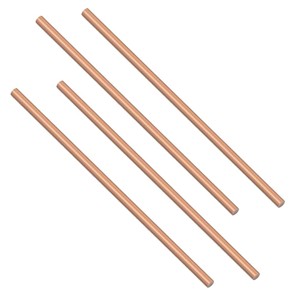Lirhiqygf Copper Round Rod,Solid Copper Metal Bar Length 500Mm/3.0Mm