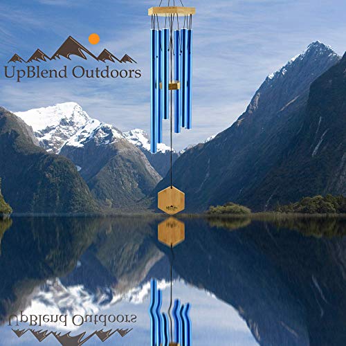 Wind Chimes for People Who Like Their Neighbors, Give a Thoughtful Memorial Gift or Love it as Your own Unique Outdoor Windchime, Made of Aluminum/Bamboo, a Beautiful Deep Tone Chime - Thumbnail 7
