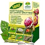 Albagarden Spruzit - PIRETRO Insetticida Piante Naturale PFnPO - Per Cocciniglia, Afidi, Ragnetto Rosso, Mosca Bianca, Tripidi - Insetticida per Rose e Piante - Concentrato 10 ml