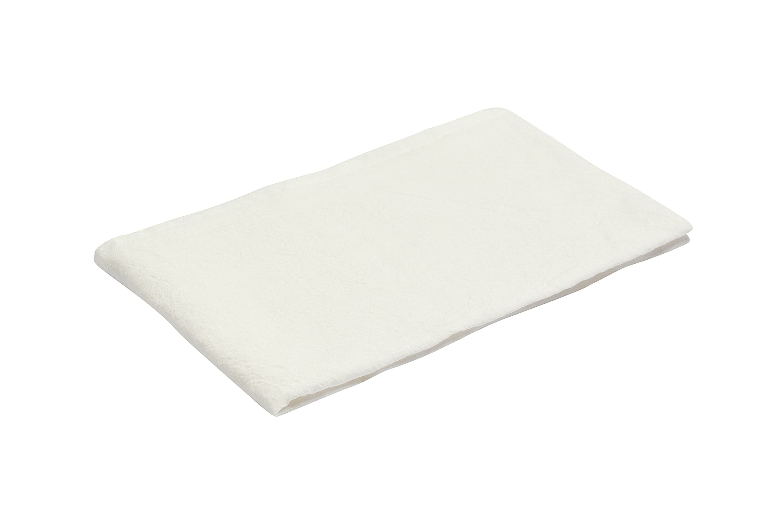 VANITA' DI RASO Tovaglia da tavola in 100% puro lino lavato delavè stone washed morbido resistente elegante made in italy 140 X 180 CM AVORIO