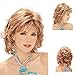 Produktbild Golden Lady Wig Kurze Haare Lockly Haar Natürliche Hitzebeständige Flauschige Frisur Daily Party
