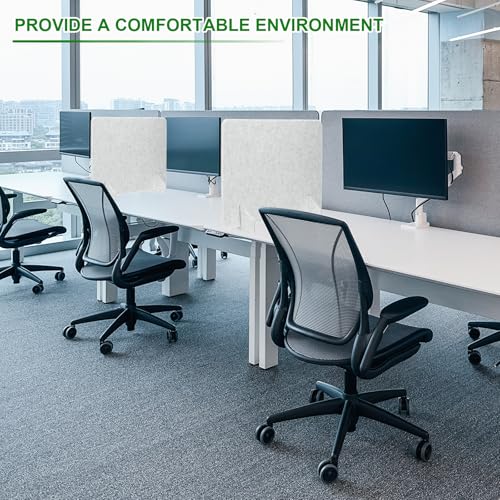 Panneau de confidentialité de bureau autoportant gris pour espace de testing