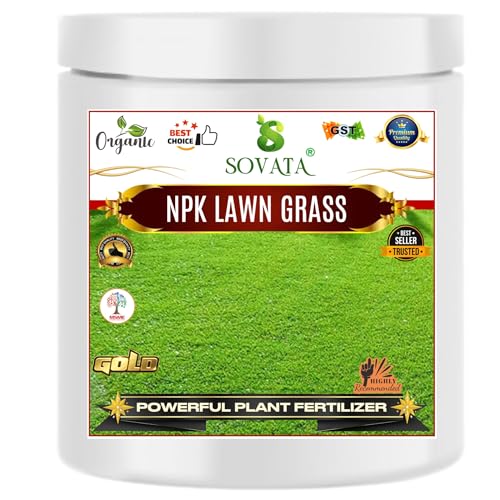 Sovata® NPK Lawn Grass, Powerful Organic Fertilizer for Overall Healthy and Fast Growth of Plants. (900 gm)