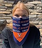 College Bandana Face Mask-NCAA 22' Square Bandanna (Virginia Cavaliers)
