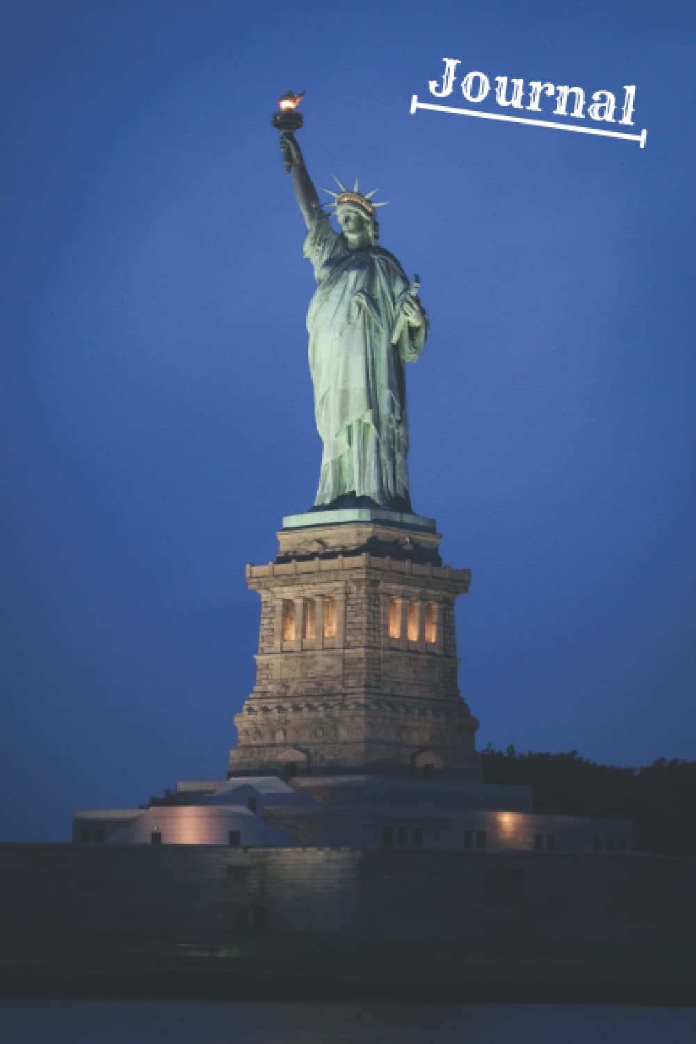 Blank Journal (6x9 120 Pages), lined paper with unlimited uses: Statue of Liberty cover design: Great journal for all levels and needs of writing or tracking information