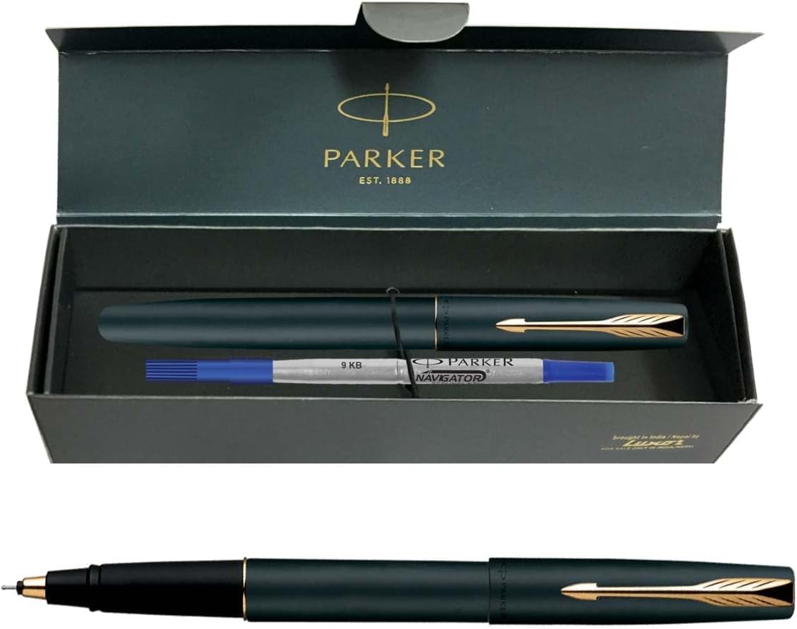 Parker Frontier Matte Black Gt Roller Ball Pen