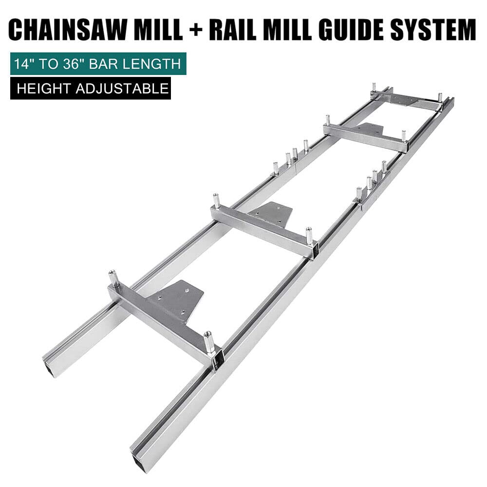 Aserradero móvil para motosierras, motosierras, kit de guía de sierra para motosierras de 14"-36" de longitud, accesorios