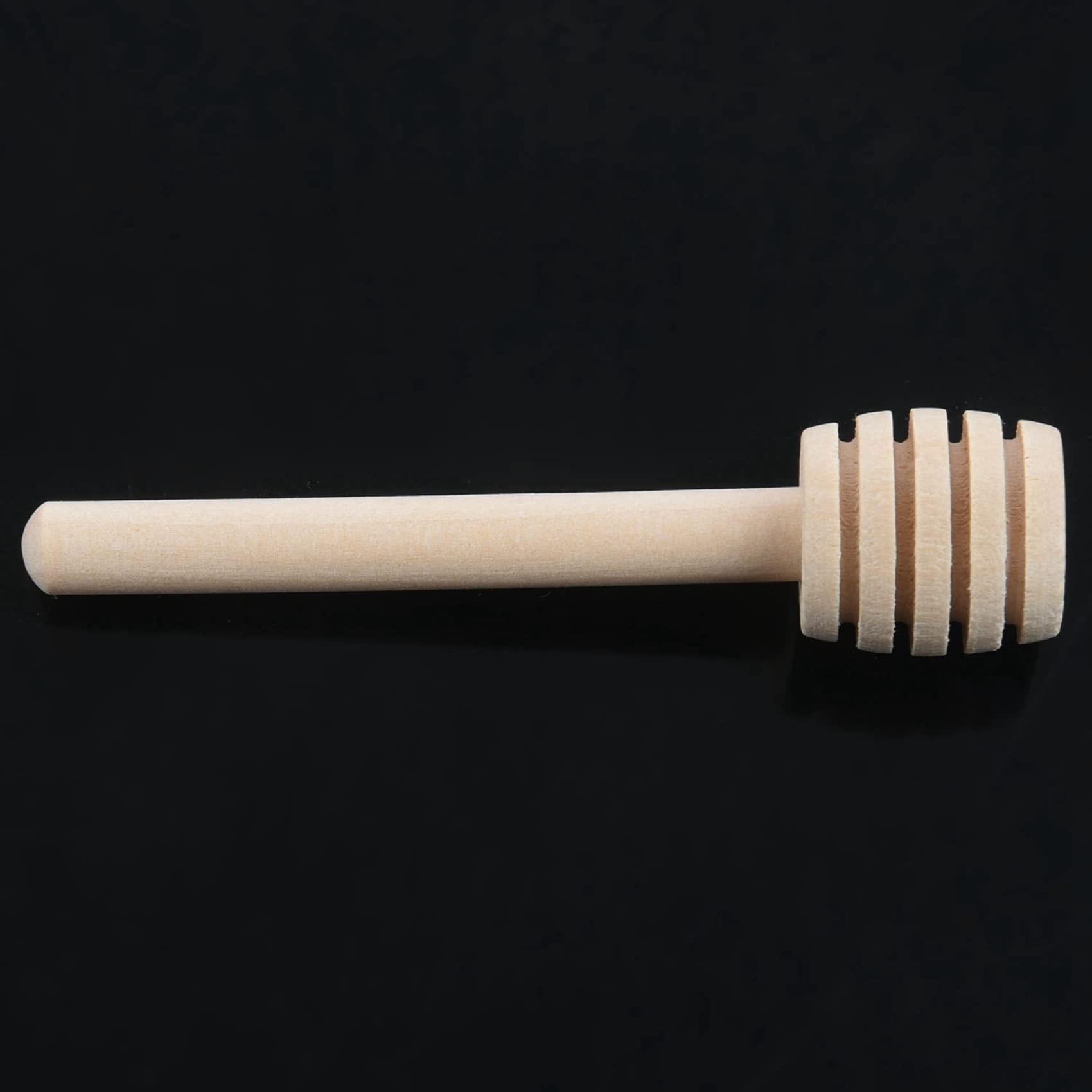 500 Stück Mini 7,6 cm -Honiglöffel, einzeln verpackt, Server für Honiggläser, mit Nieselholz