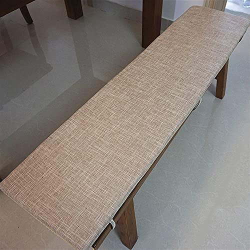 Cojín para banco de jardín al aire libre, 2/3 plazas, 80/100/120 cm, impermeable, para interiores y exteriores, cocina, patio, columpio (150 x 35 cm) A)