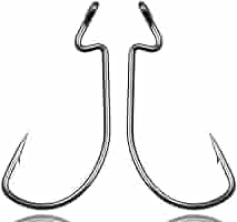 Amazon | オフセットフック ワームフック ロックフィッシュ 根魚