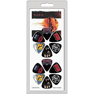 Perri’s LP12-RUSH1 Lot de 12 Médiators Assortis - Les Beatles, Paul McCartney, John Lennon, RIngo Starr, George Harrison