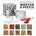 Laevo White Marble Mortar and Pestle Set - Heavy Duty Stone Spice Grinder - 2.1 Cup Capacity, 5.5-Inch Reversible Mortar and Pestle Set for Guacamole, Pesto, Spices - Large