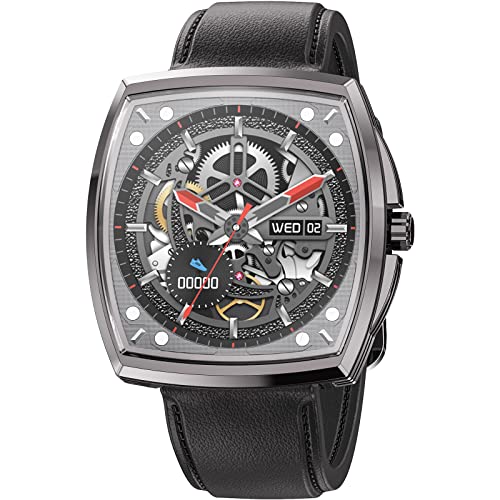 Reloj Inteligente Hombre Mujer Smartwatch con Llamada Bluetooth,70 Modos Reloj Inteligente Deportivo,Rastreador de Actividad con Monitor de Sueño Frecuencia Cardíaca Asistente de Voz para Android &iOS Cover