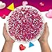 Heart Sprinkles | 8-Ounce Bag | Heart Shaped Sprinkles for Cake Decorating and Baking | White, Red, Pink & Purple Dessert Toppers for Cupcakes & Cookies