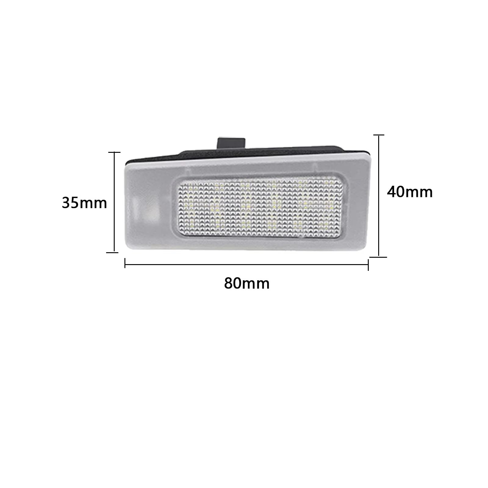 Luz de matrícula para Hyundai Para Elantra Para Accent Para Solaris Para I30 Para Kia Para Ceed Para Cerato Para luces de matrícula blancas