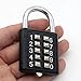 MINION 10 Digit Push Button Combination Padlock, 5 Digit Locking Mechanism