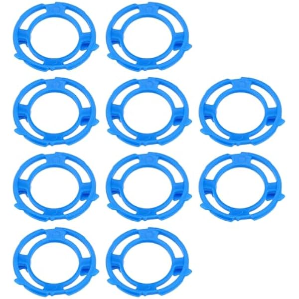 Pierścienie ustalające ostrza golarki, klipsy do golenia, kompatybilne z Philips S5008, S5010, S5011, S5013, S5015, niebieskie, 10 szt