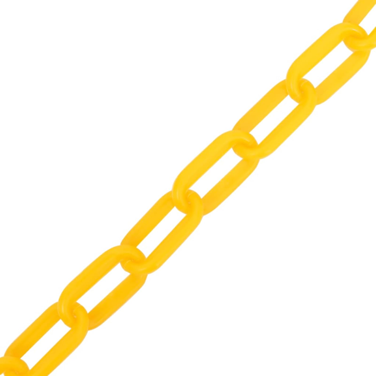 Homgoday Cadena de Advertencia Plástica Amarilla - Barrera de Seguridad Temporal de 100m x 6mm